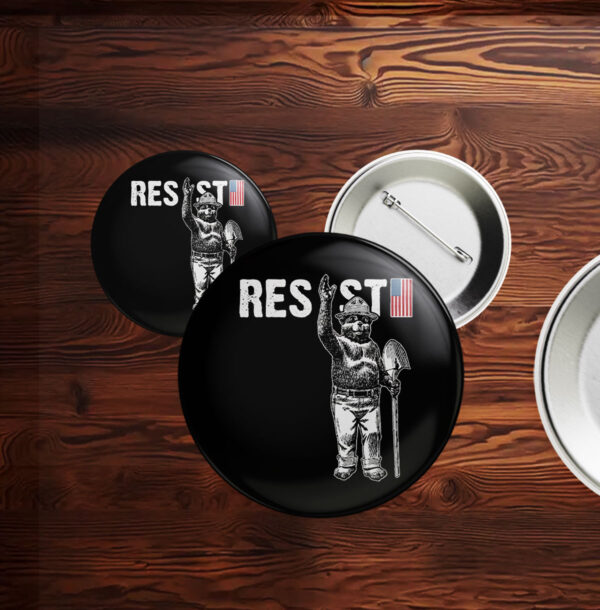 Official National Parks Resist Bear Button