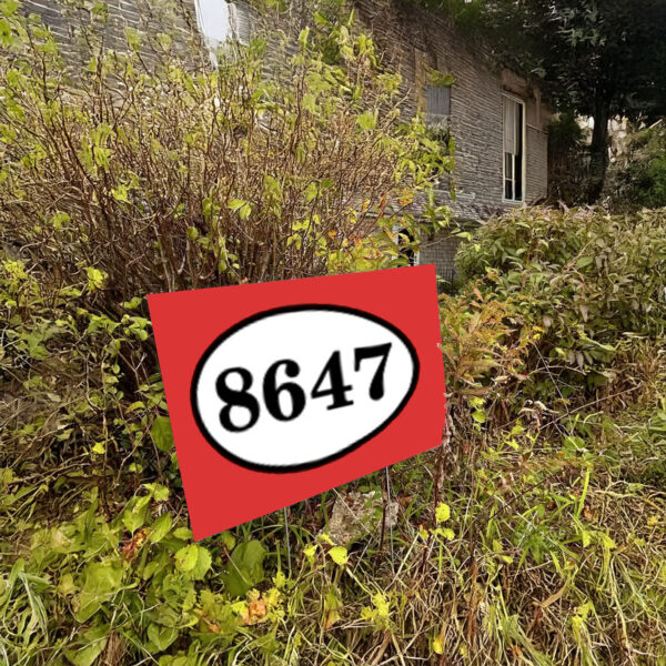 8647 resist Yard Sign