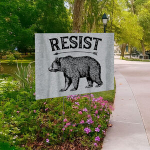 ALT US National Park Resist Service Yard Sign Bear