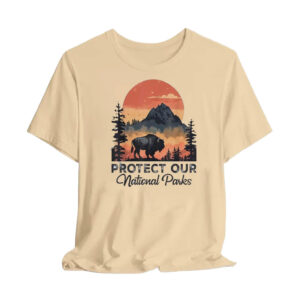 Awesome Save Our National Parks Resist Service Bison Buffalo T-Shirt