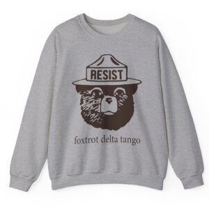 Bear Resist Foxtrot Delta Tango Crewneck Sweatshirt