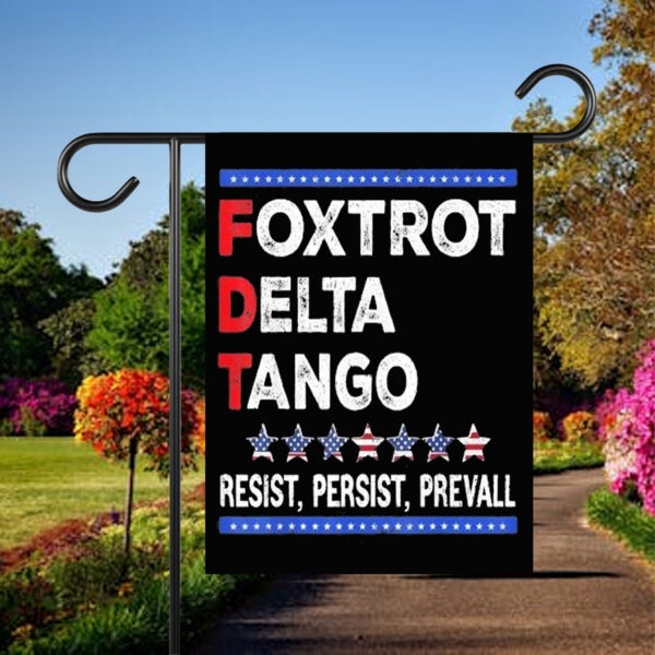 Bear foxtrot delta tango resist persist prevall Flag