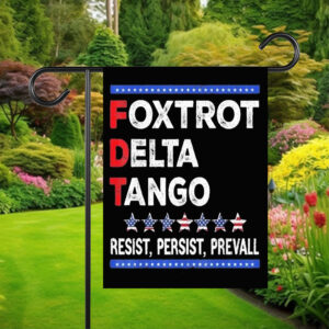 Bear foxtrot delta tango resist persist prevall Flag