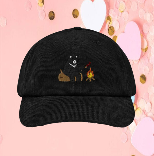 Black Bear Camping Fire Hat