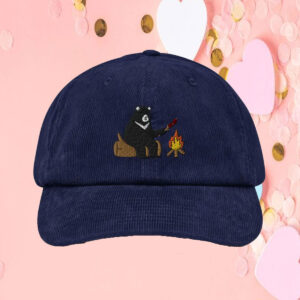 Black Bear Camping Fire Hat