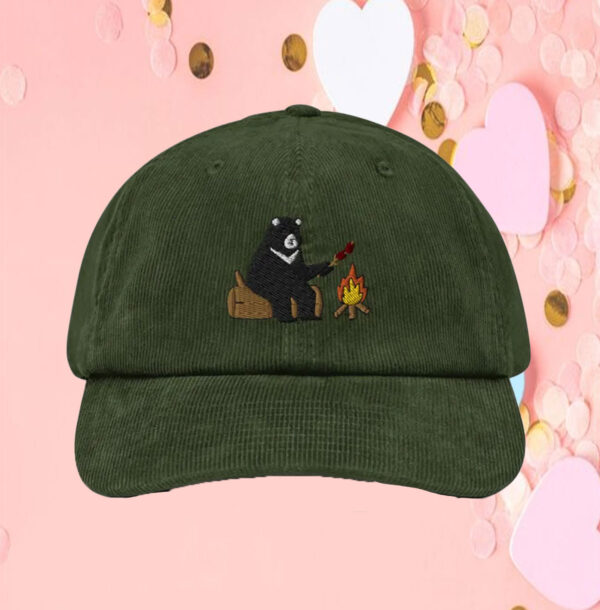 Black Bear Camping Fire Hat