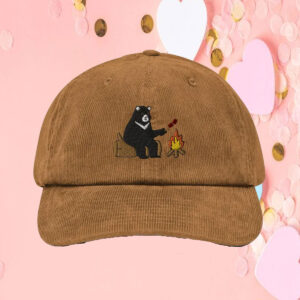 Black Bear Camping Fire Hat