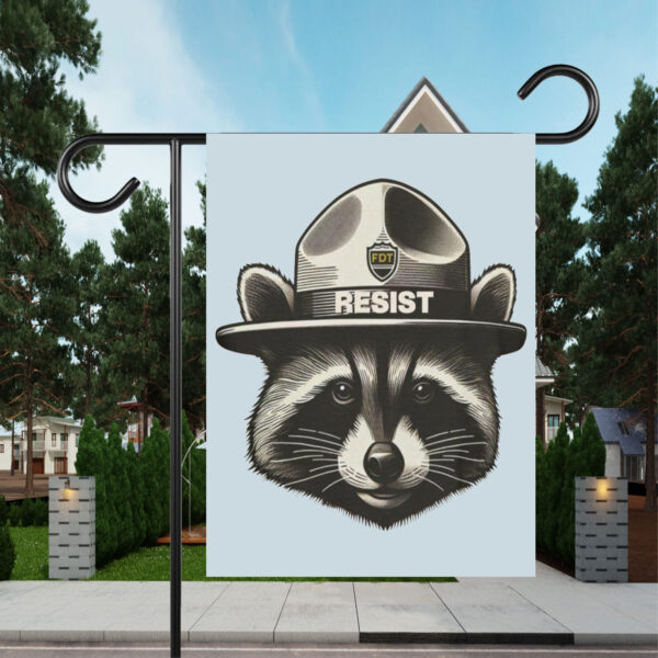 FDT RESIST National Parks, Raccoon Anti-Fascist Flag