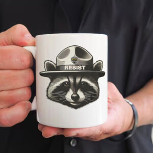 FDT RESIST National Parks, Raccoon Anti-Fascist Mug