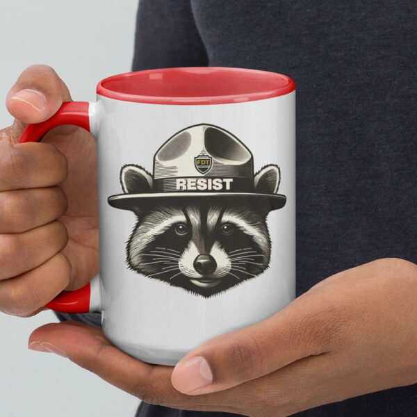 FDT RESIST National Parks, Raccoon Anti-Fascist Mug