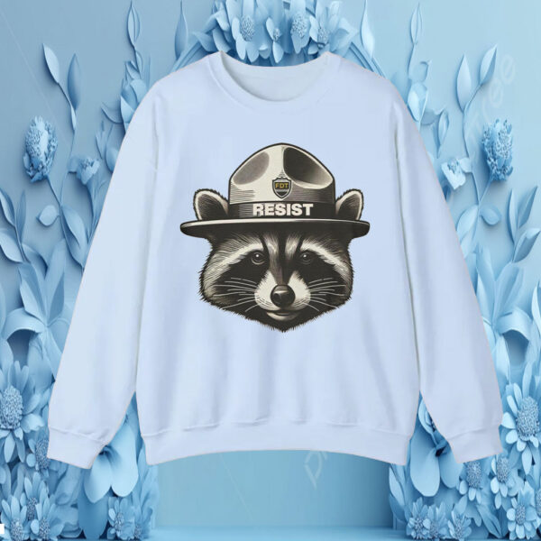 FDT RESIST National Parks, Raccoon Anti-Fascist T-Shirt