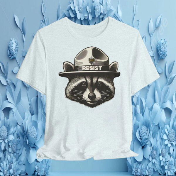 FDT RESIST National Parks, Raccoon Anti-Fascist T-Shirt