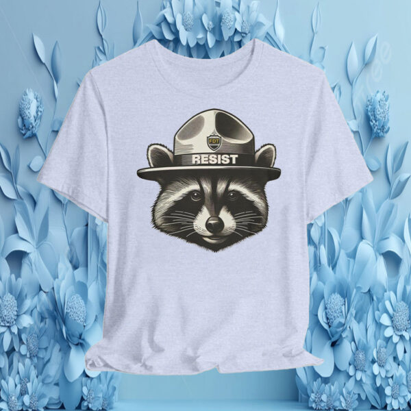 FDT RESIST National Parks, Raccoon Anti-Fascist T-Shirt