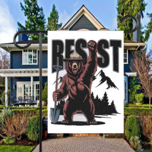 FDT Resist Bear, Smokey Bear Resist Flag