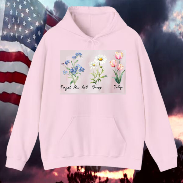 Forget Me Not Daisy Tulip Flower T-Shirt Subtle Anti Trump