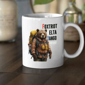 Foxtrot Delta Tango Bear #RESIST Mug