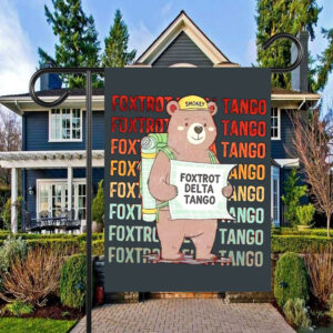 Foxtrot Delta Tango Funny FDT Resist Smokey Bear National Parks Flag