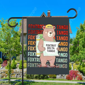 Foxtrot Delta Tango Funny FDT Resist Smokey Bear National Parks Flag