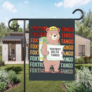 Foxtrot Delta Tango Funny FDT Resist Smokey Bear National Parks Flag