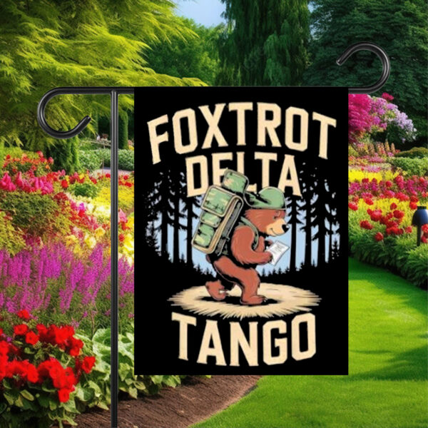 Foxtrots Deltas Tangos Funny Resist Bear Flag