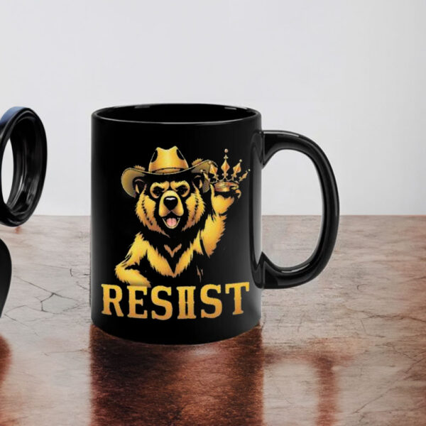 Gold Smokey Bear RESIST Mug