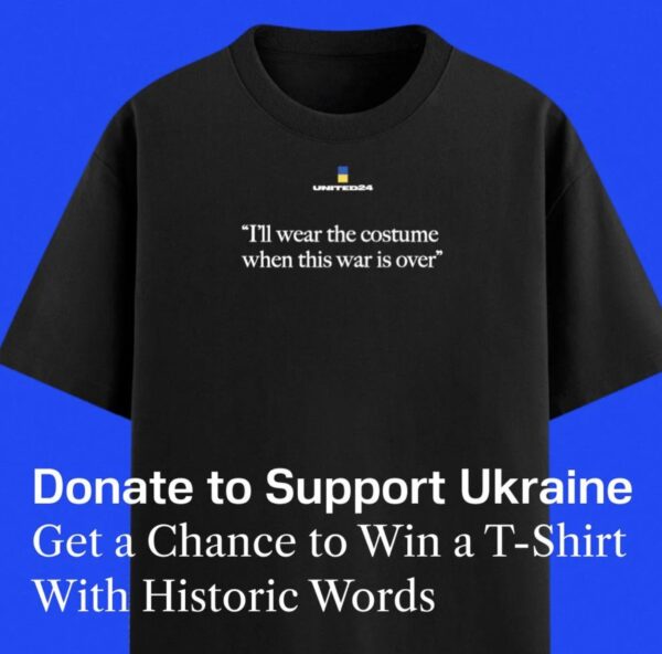 united24 ukraine i'll wear the costume when this war is over shirt