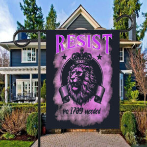 Lion Design Resist, No 1789 Revolution Needed FLag