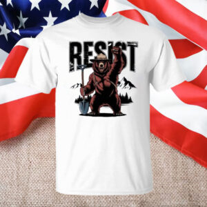 National Park Protest Shirt Retro Forest Service Tee Resist Bear T-Shirt