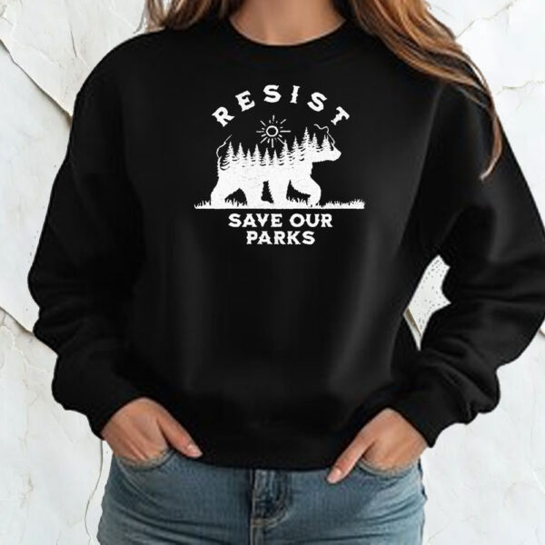 Official Bear Resist Save Our Parks T-Shirt