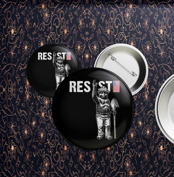 Official National Parks Resist Bear Button