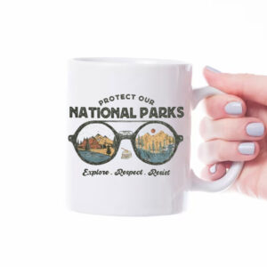 Official Protect Our National Parks, Explore, Respect, Resist Mug