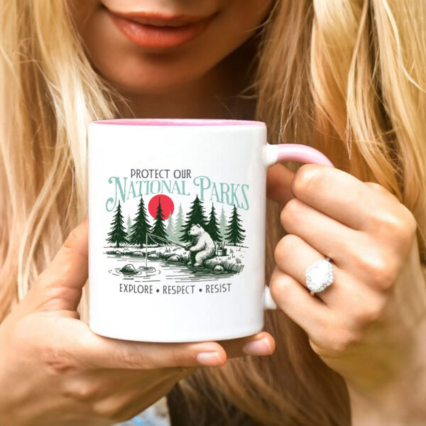 Official Protect Our National Parks, Resist Bear Anti Trump Mug