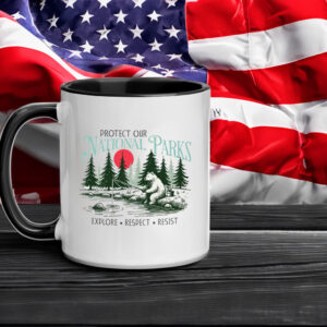 Official Protect Our National Parks, Resist Bear Anti Trump Mug