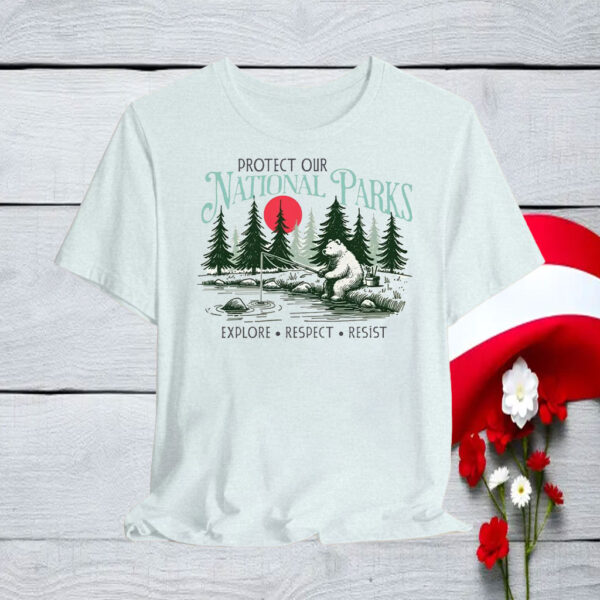 Official Protect Our National Parks, Resist Bear Anti Trump T-Shirt