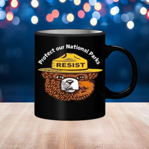 Official Protect Our National Parks Resist Bear Mug