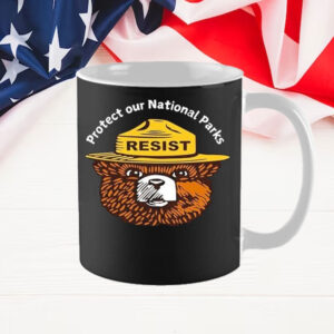 Official Protect Our National Parks Resist Bear Mug