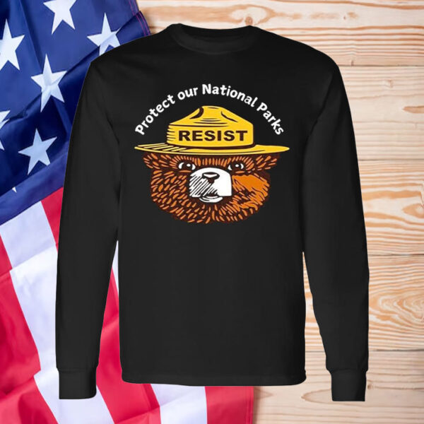 Official Protect Our National Parks Resist Bear T-Shirt