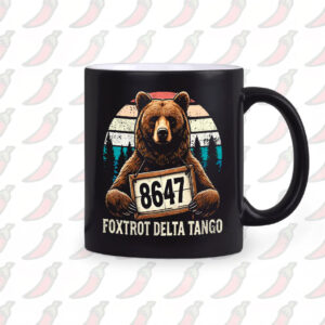 Official Resist Bear Foxtrot Delta Tango 8647 Mug