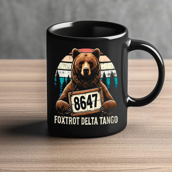 Official Resist Bear Foxtrot Delta Tango 8647 Mug