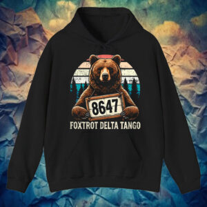 Official Resist Bear Foxtrot Delta Tango 8647 T-Shirt