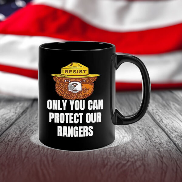 Official Resist Bear Only You Can Protect Our Rangers Printed Mug