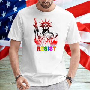 Official Resist Statue of Liberty T-Shirt