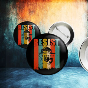 Official Smokey the Bear Resist 2025 Button