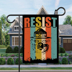 Official Smokey the Bear Resist 2025 Flag