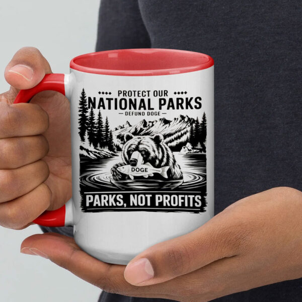 Protect Our National Parks -Defund Doge ,Parks, Not Profits Mug