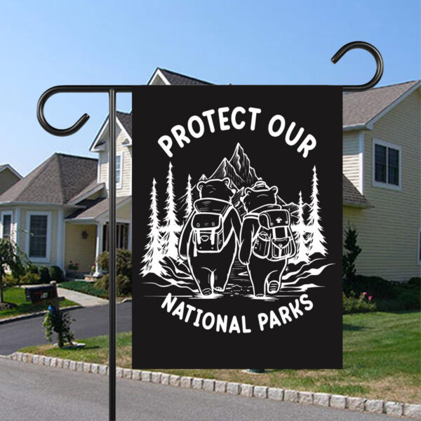 Protect Our National Parks Defund Doge Parks Not Profits, Resist Save Our Parks Bear Flag