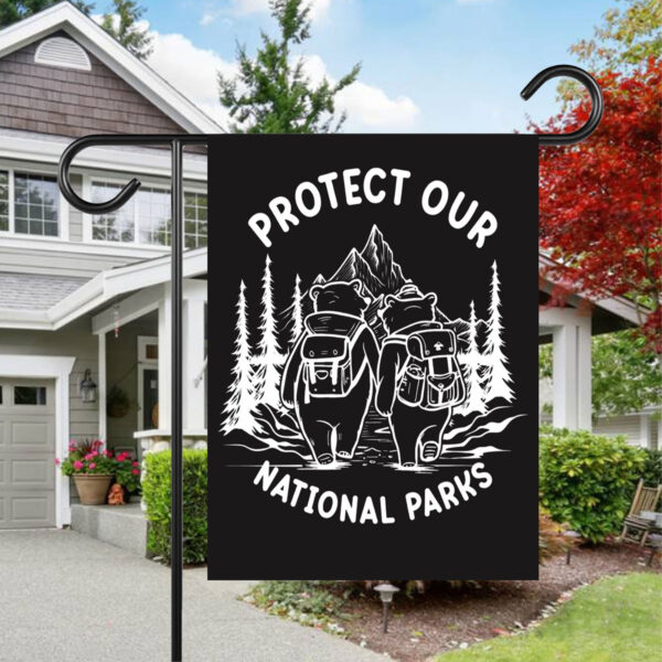 Protect Our National Parks Defund Doge Parks Not Profits, Resist Save Our Parks Bear Flag