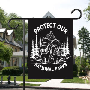 Protect Our National Parks Defund Doge Parks Not Profits, Resist Save Our Parks Bear Flag