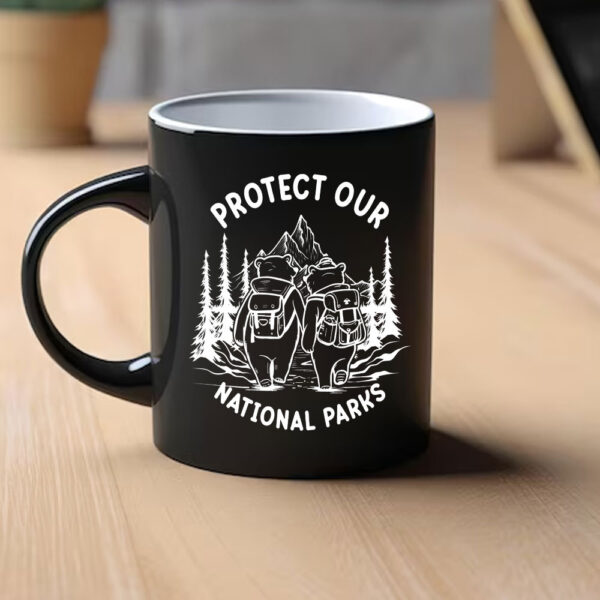 Protect Our National Parks Defund Doge Parks Not Profits, Resist Save Our Parks Bear Mug