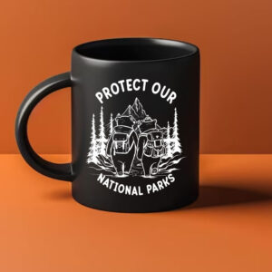 Protect Our National Parks Defund Doge Parks Not Profits, Resist Save Our Parks Bear Mug